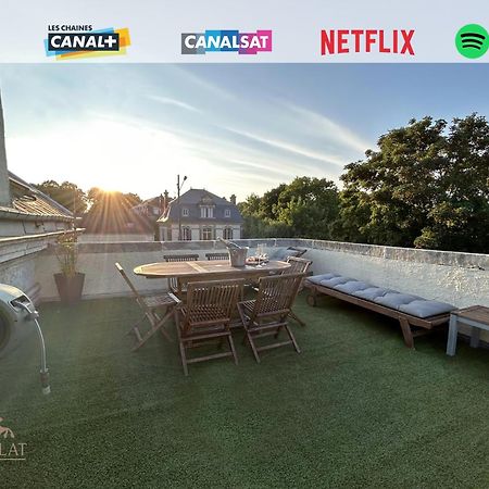 Rooftop - Cosy Flat Centre Senlis Apartment ซ็องลิส ภายนอก รูปภาพ